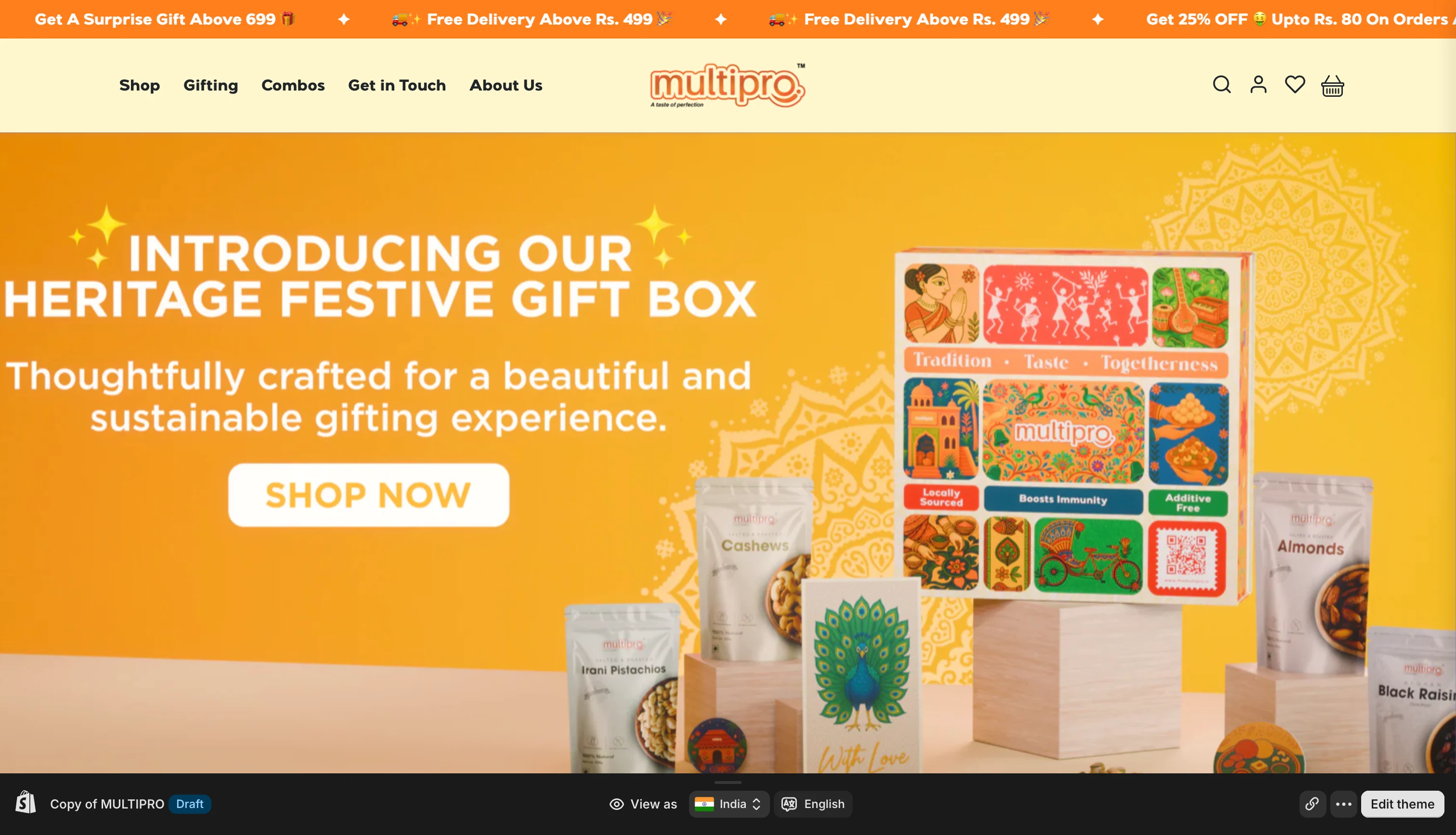 Multipro - Enterprise Shopify Optimization